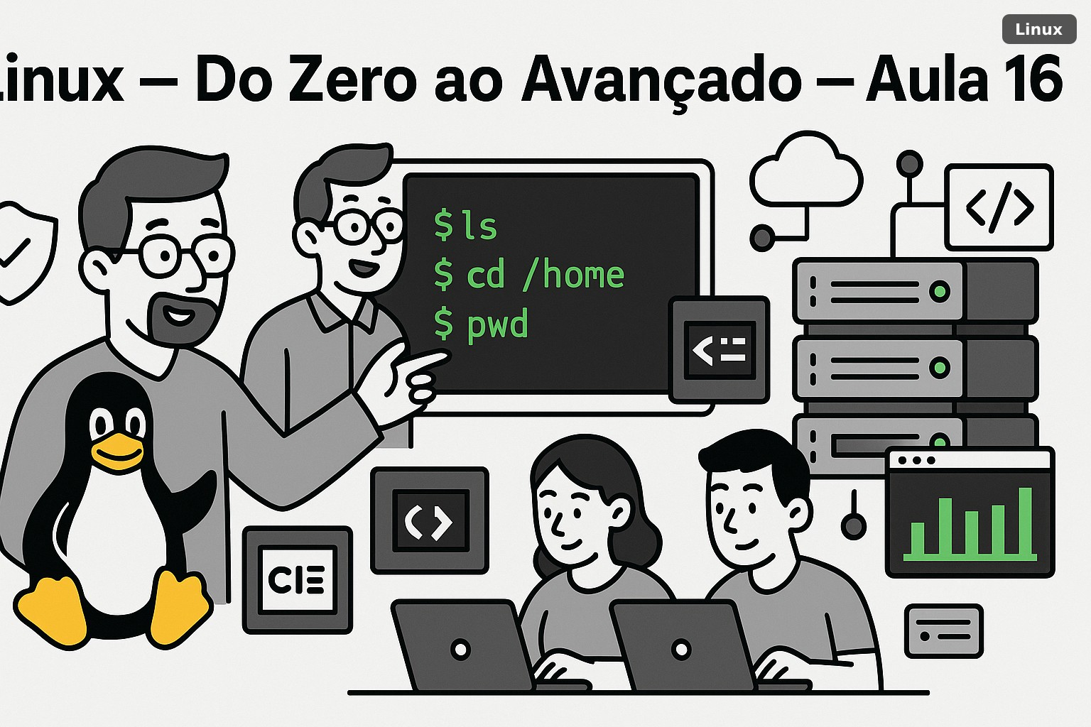 Aula 16: Agendamento de tarefas — cron, crontab e at
