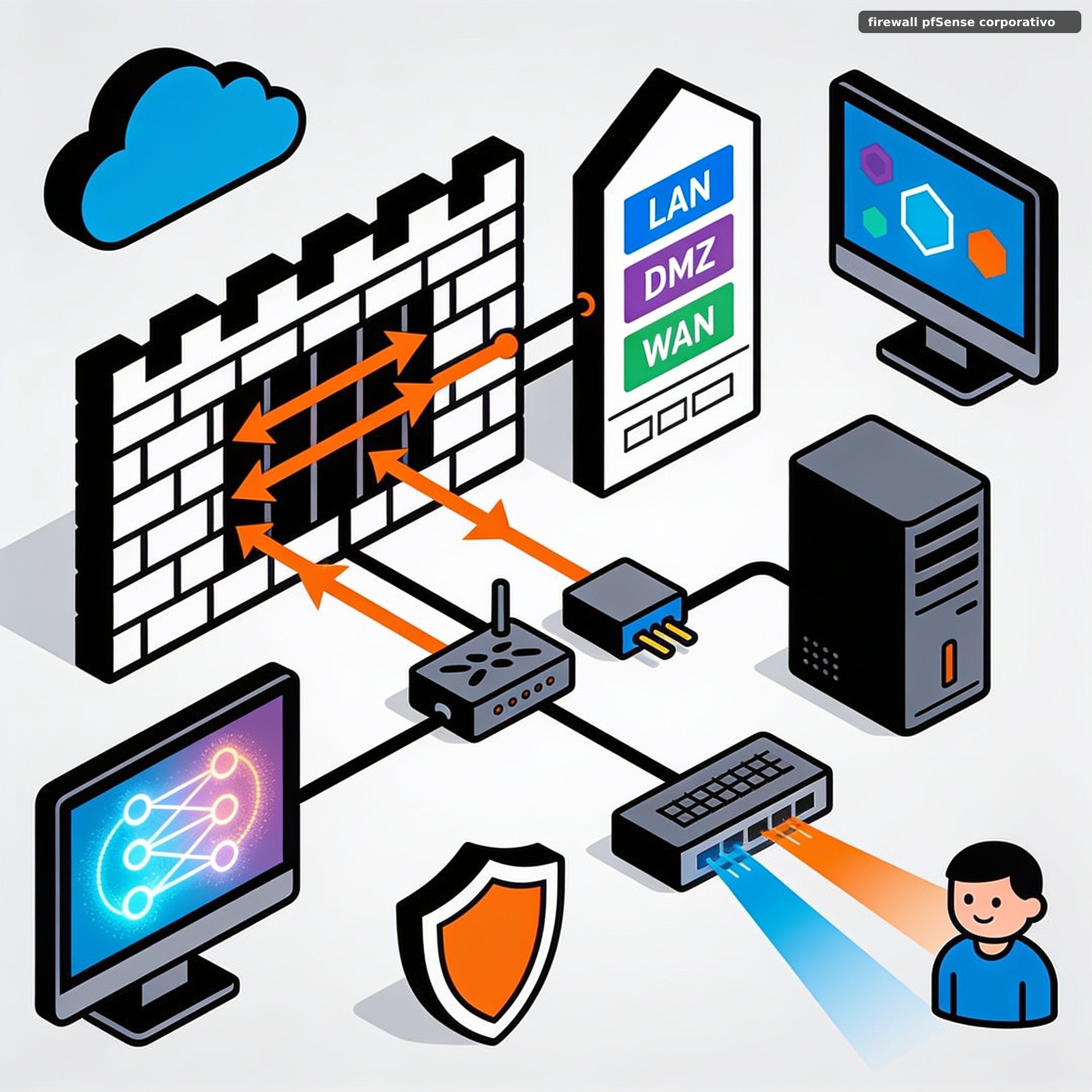 Firewall pfSense Corporativo: Proteção Inteligente para Redes Empresariais