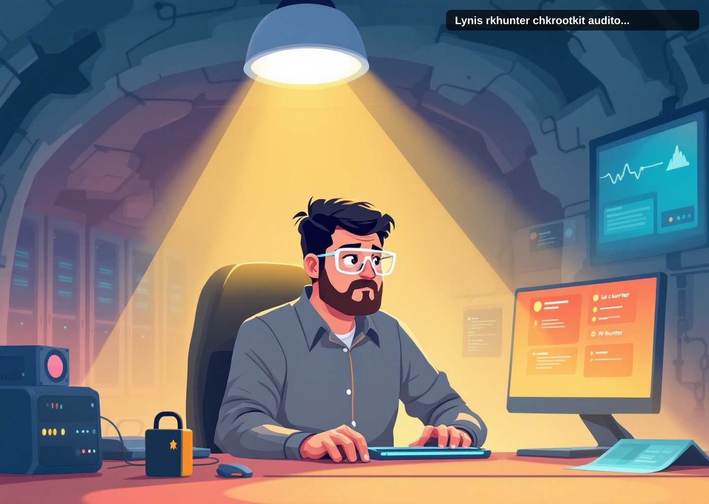 Lynis rkhunter chkrootkit: pilares da auditoria de segurança Linux num 2026 de ameaças exponenciais