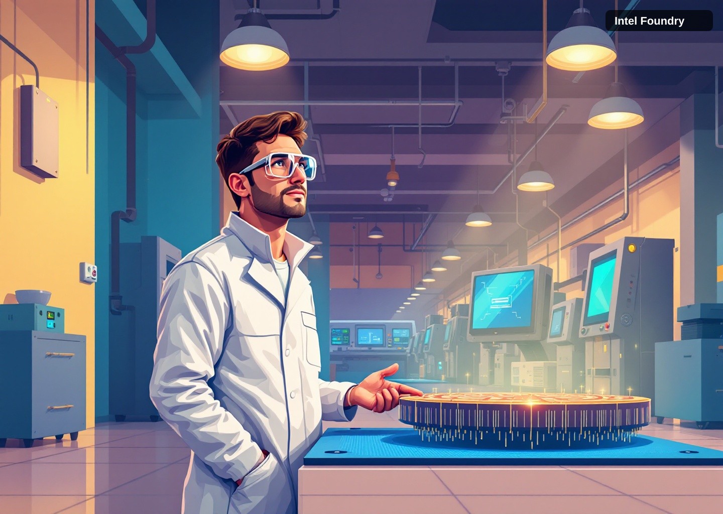 Intel Intel Foundry: Processadores 18A com RibbonFET e PowerVia Redefinem a Fabricação em 2026