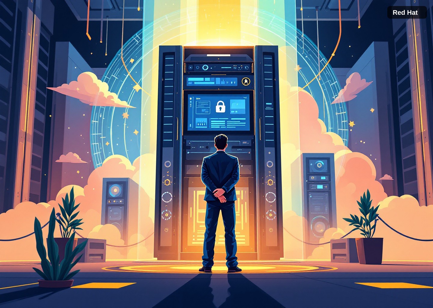 IBM Red Hat segurança: blindagem híbrida e quântica em 2026