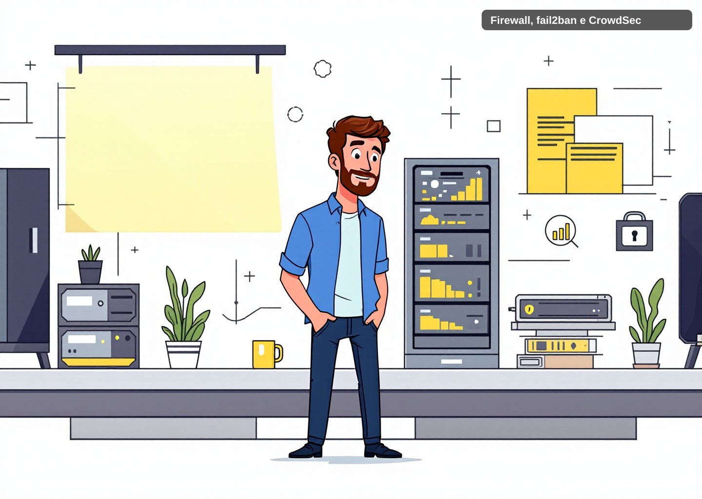 Aula 24: Hardening completo — firewall + fail2ban + CrowdSec em produção