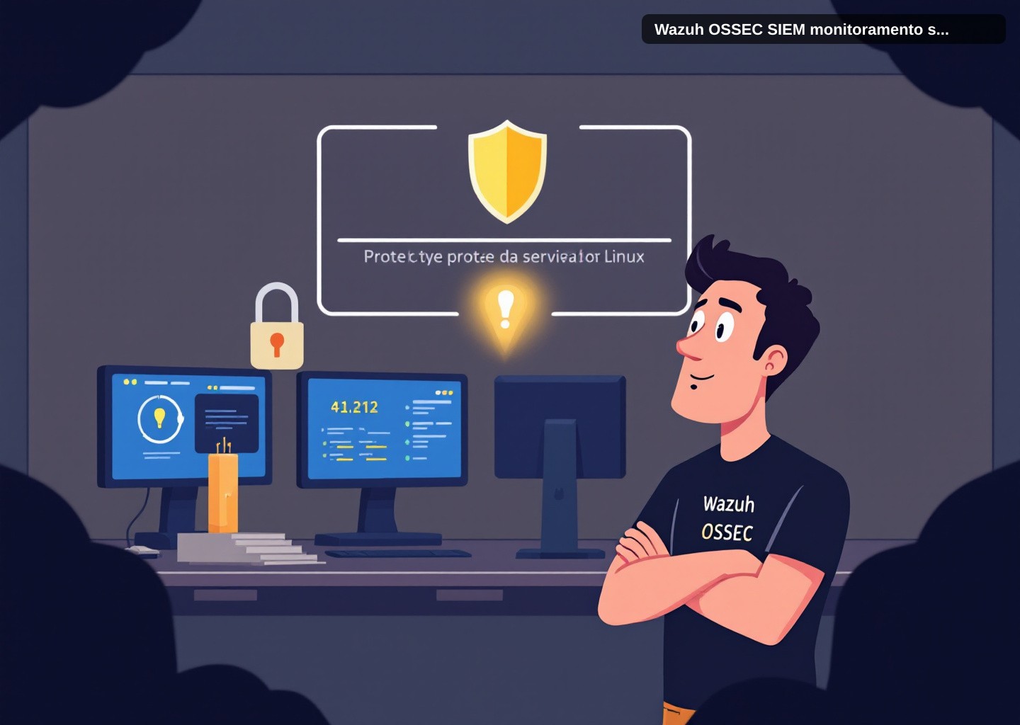 Wazuh OSSEC SIEM: Monitoramento e Segurança Linux